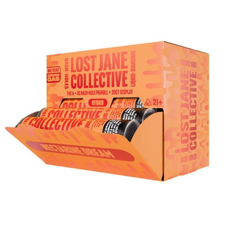 LOST JANE COLLECTIVE 2g HASH HOLE PREROLL / NECTARINE DREAM HYBRID